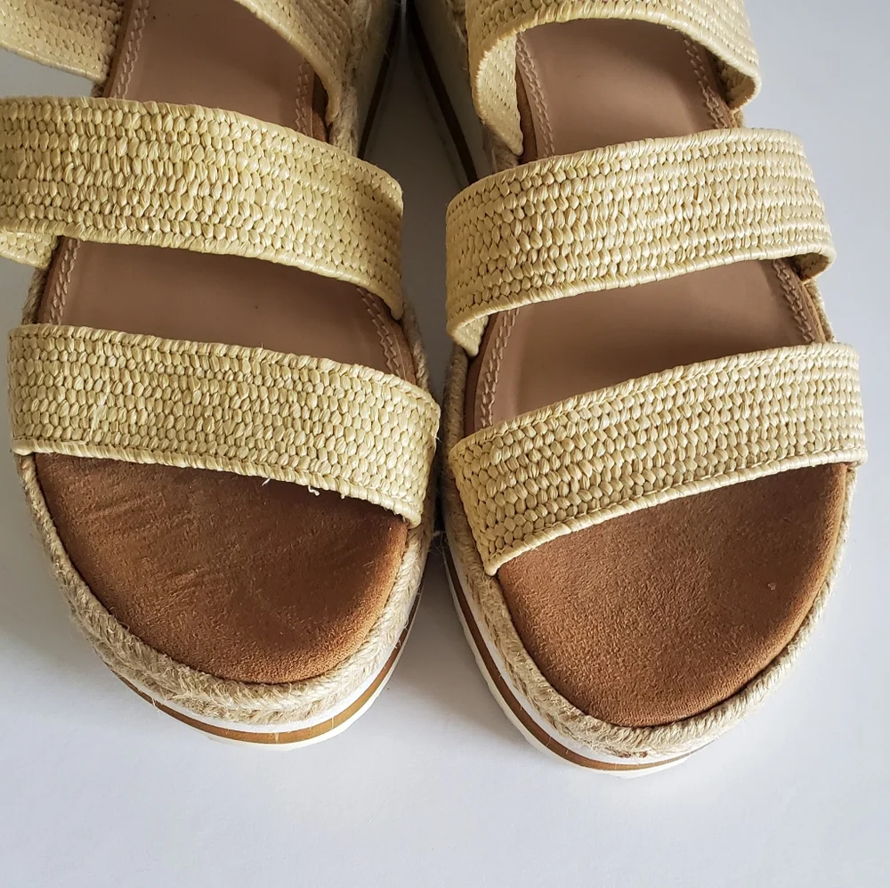 STEVEN New York LANCEY Jute Plataforma Sandals.‎